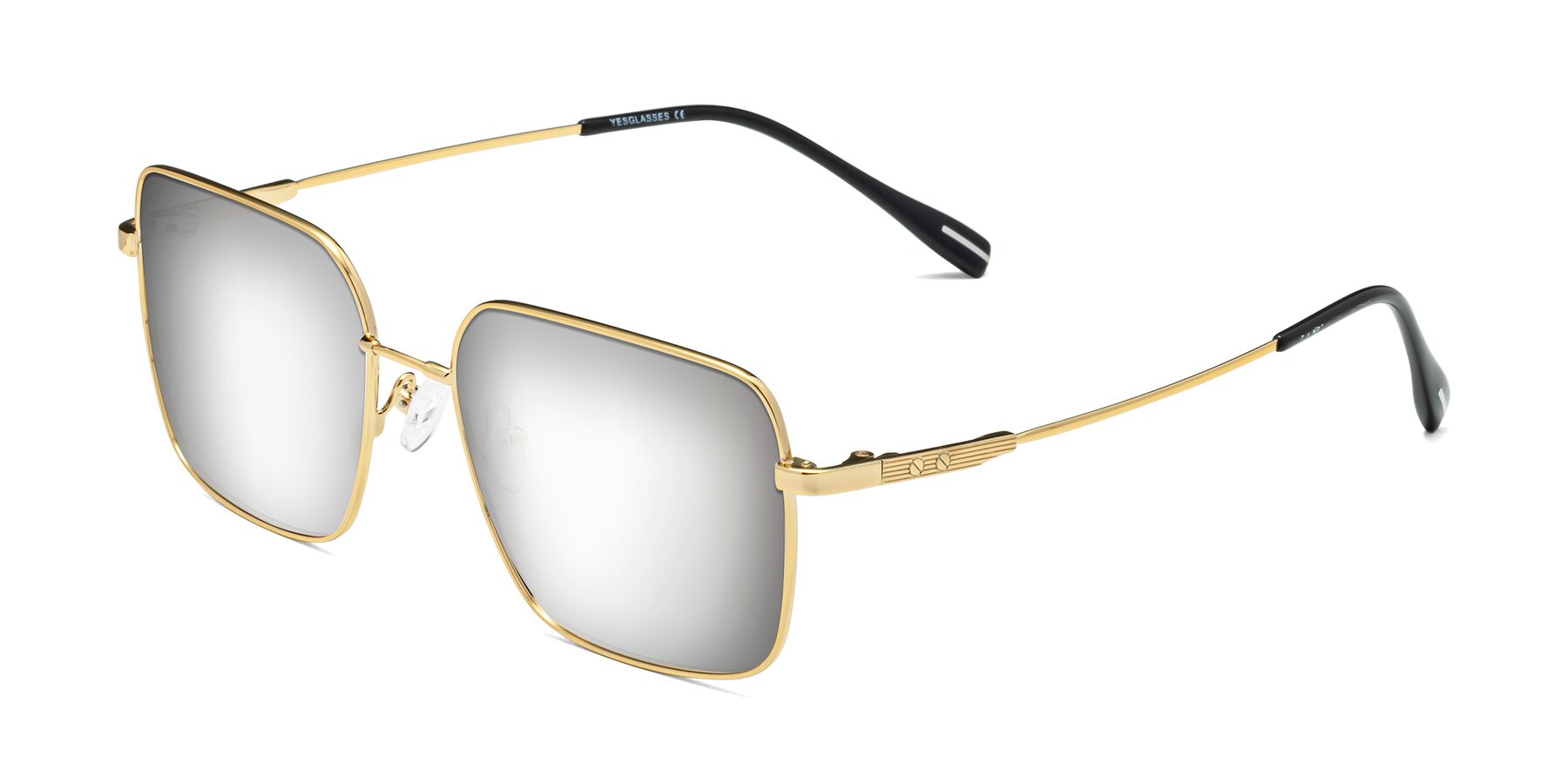 Angle of Ganus in Gold with Silver Mirrored Lenses