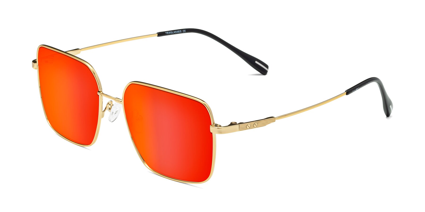 Angle of Ganus in Gold with Red Gold Mirrored Lenses