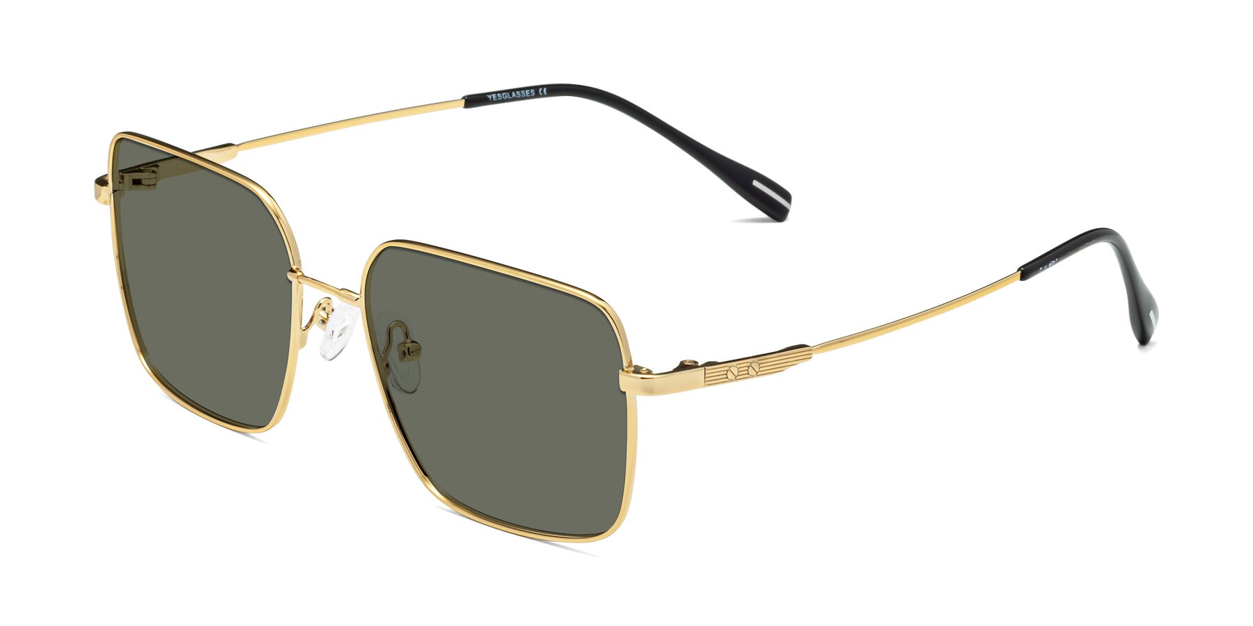 Angle of Ganus in Gold with Gray Polarized Lenses