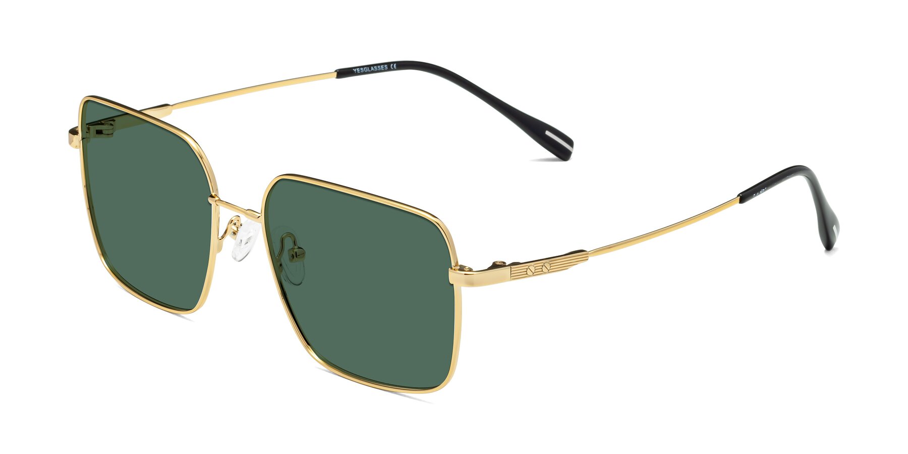 Angle of Ganus in Gold with Green Polarized Lenses
