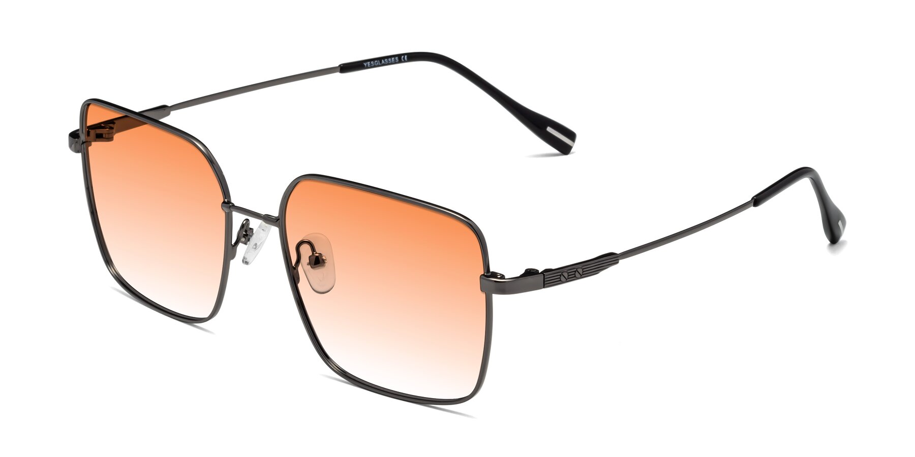 Angle of Ganus in Gunmetal with Orange Gradient Lenses