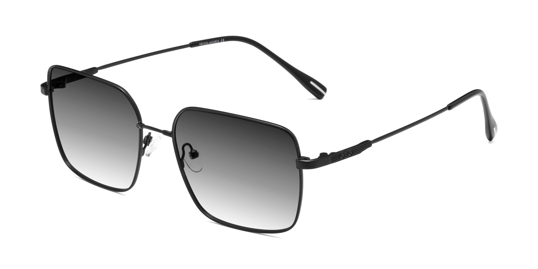 Angle of Ganus in Black with Gray Gradient Lenses