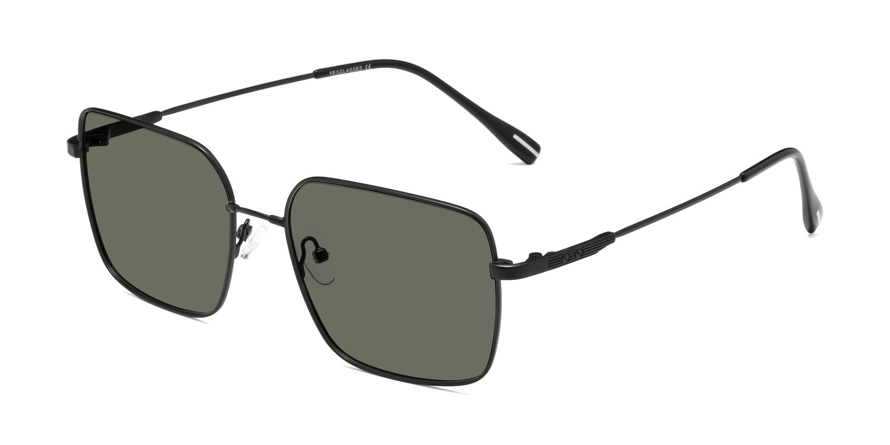 Angle of Ganus in Black with Gray Polarized Lenses