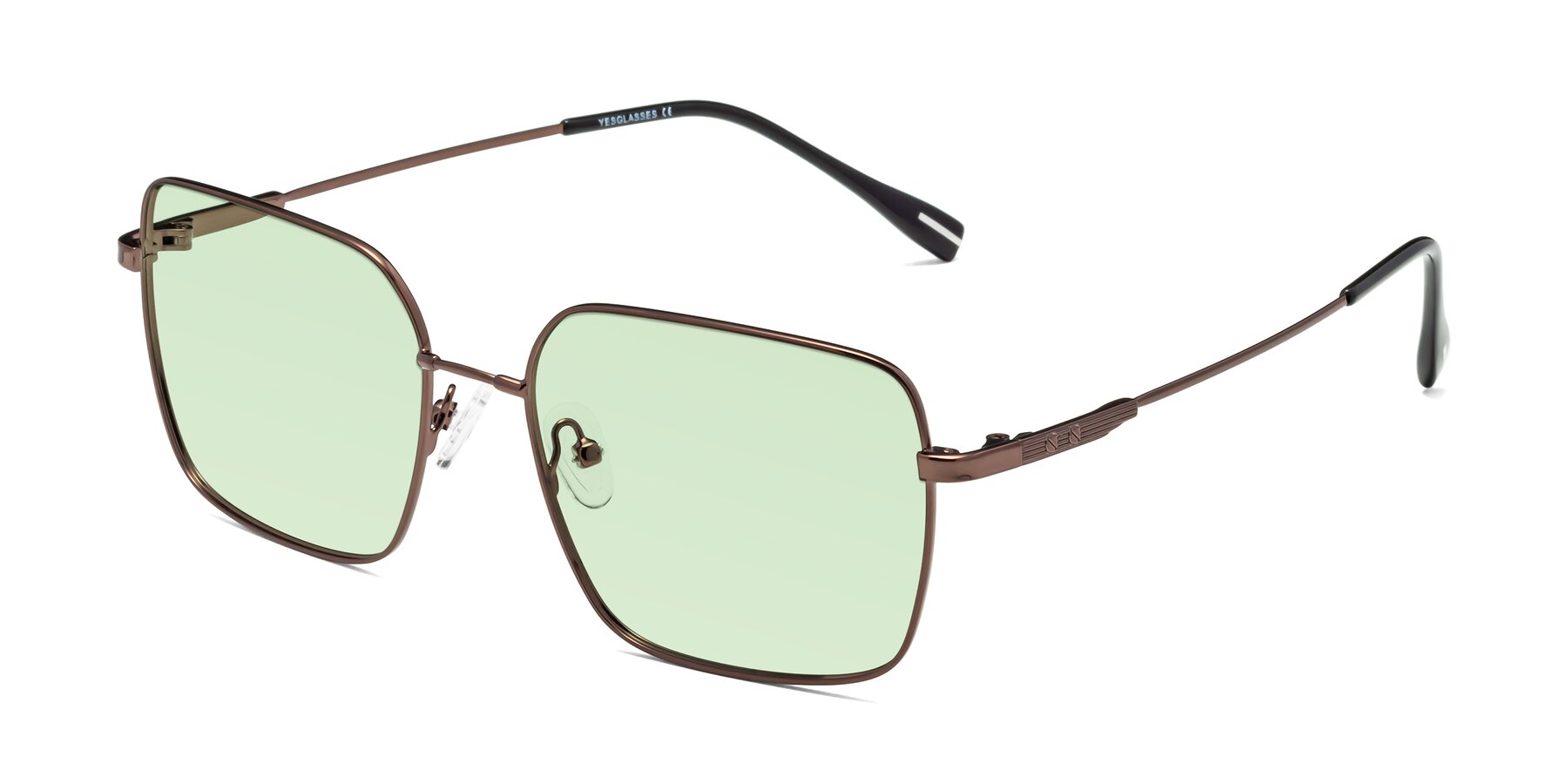 Angle of Ganus in Coffee with Light Green Tinted Lenses