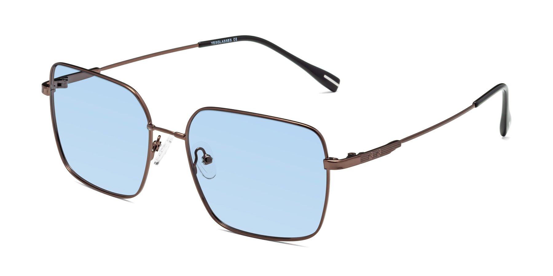 Angle of Ganus in Coffee with Light Blue Tinted Lenses
