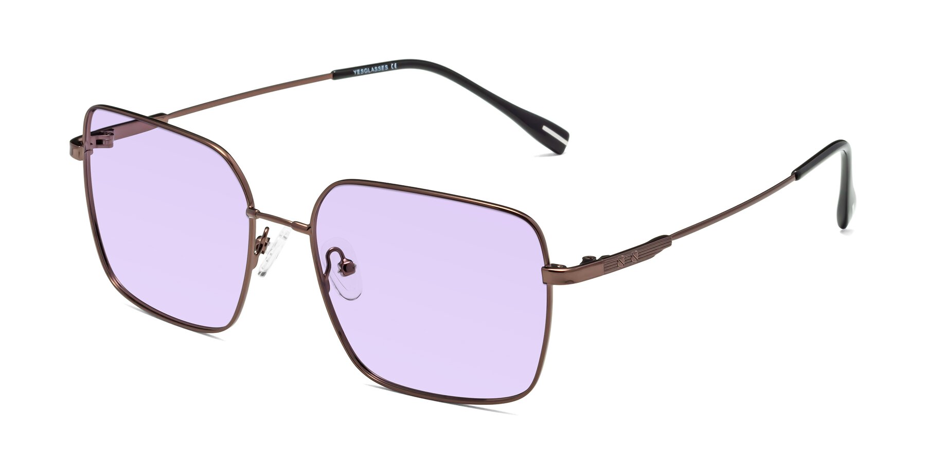 Angle of Ganus in Coffee with Light Purple Tinted Lenses