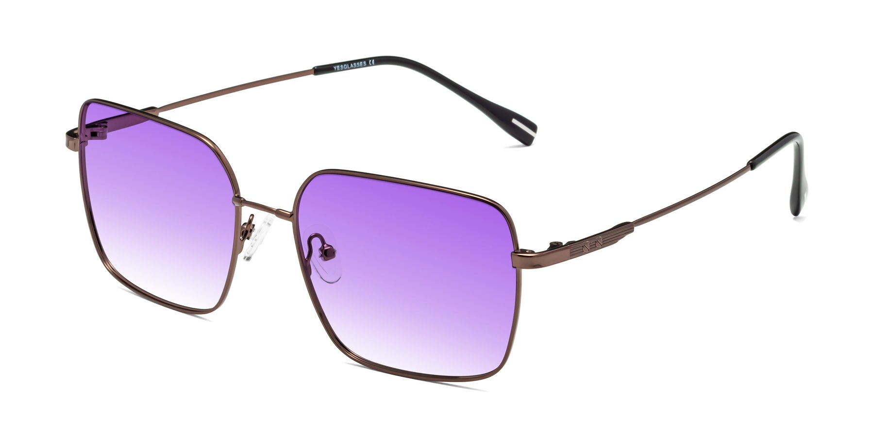 Angle of Ganus in Coffee with Purple Gradient Lenses