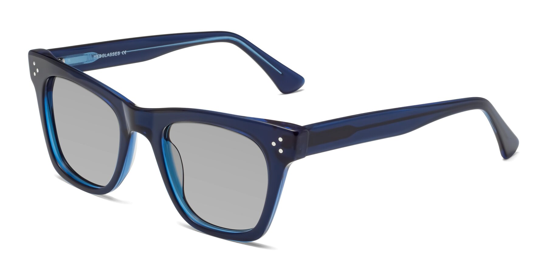 Angle of Soza in Blue with Light Gray Tinted Lenses