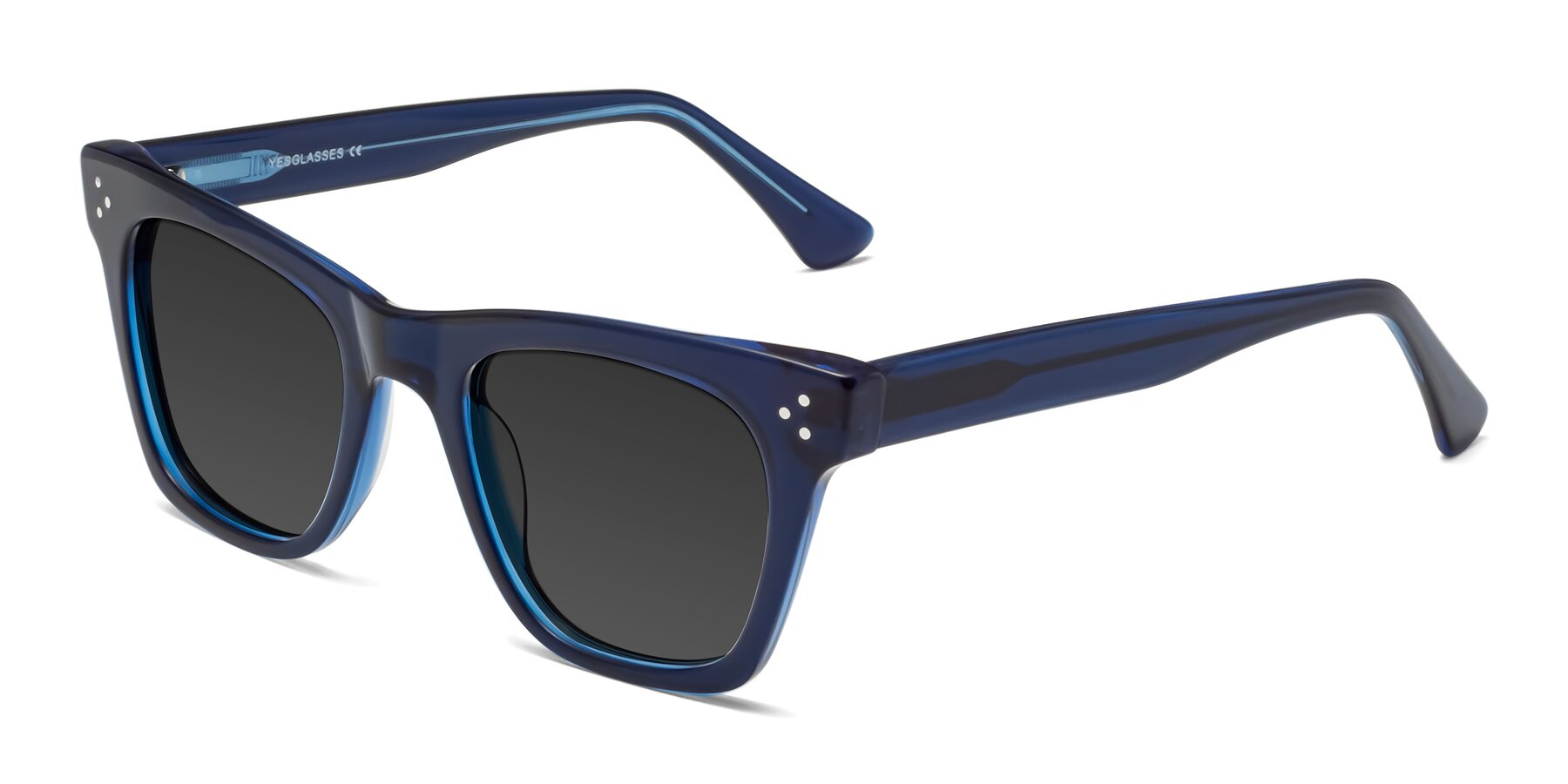 Angle of Soza in Blue with Gray Tinted Lenses