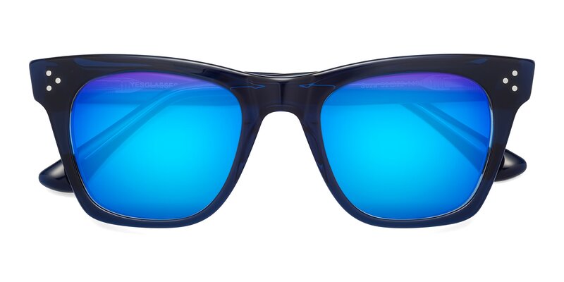 Soza - Blue Flash Mirrored Sunglasses