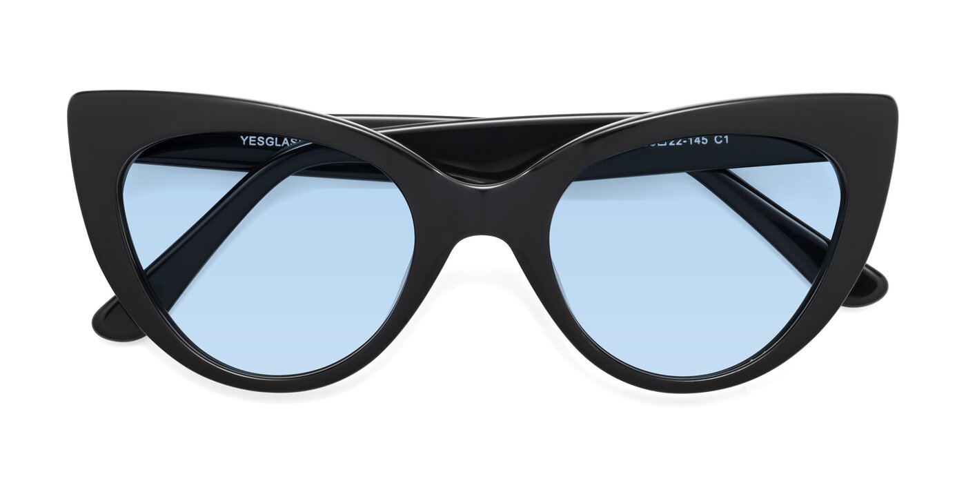 Tiesi - Black Tinted Sunglasses