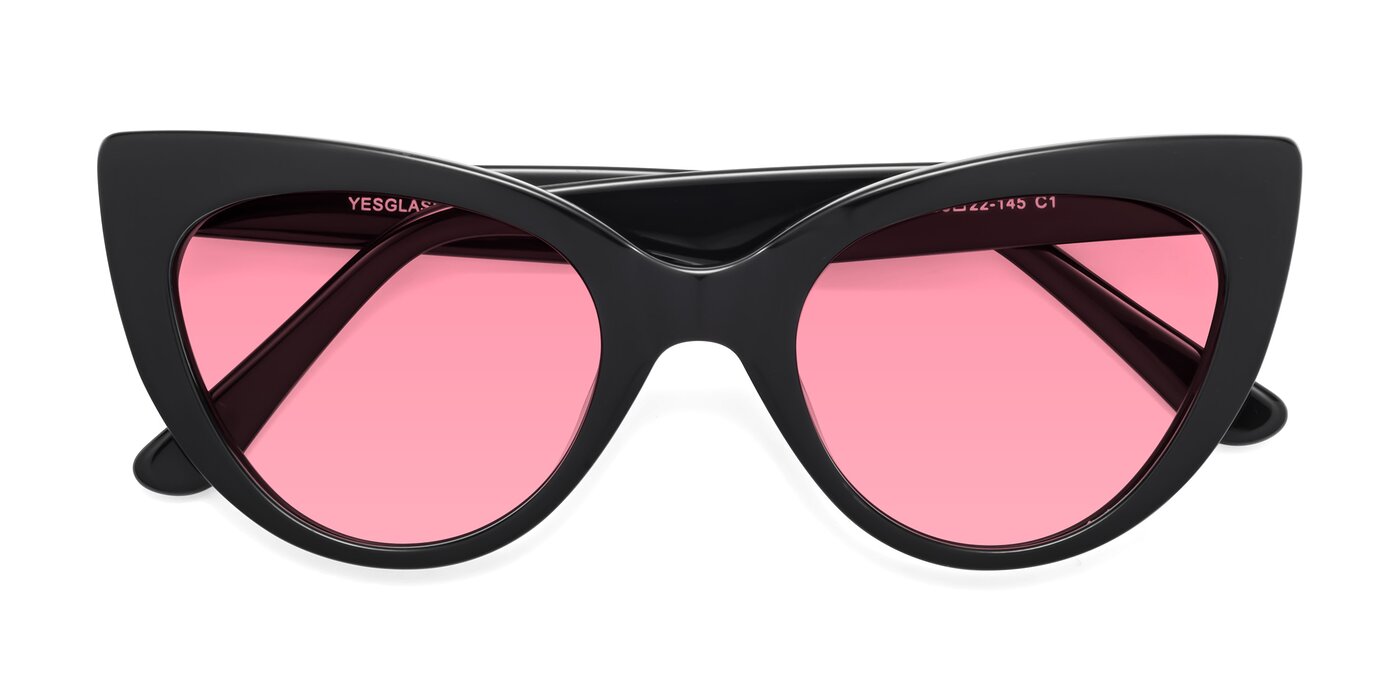 Tiesi - Black Tinted Sunglasses