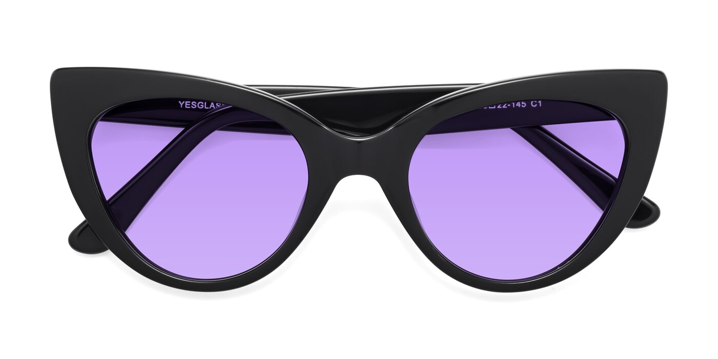 Tiesi - Black Tinted Sunglasses