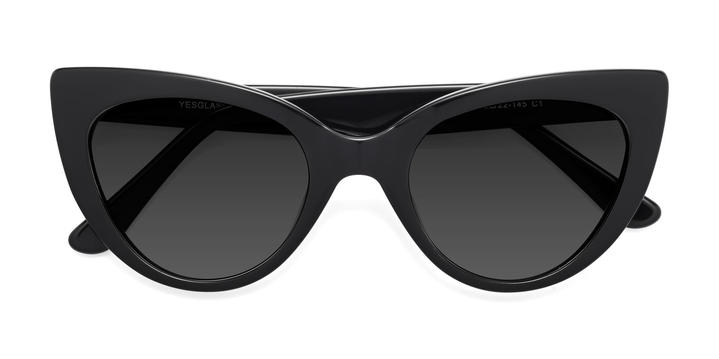 Tiesi - Black Tinted Sunglasses