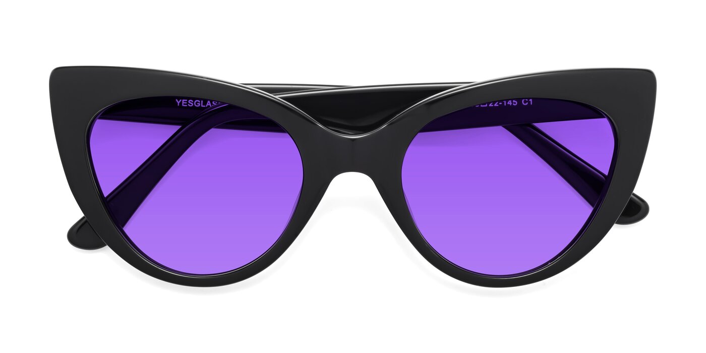 Tiesi - Black Tinted Sunglasses