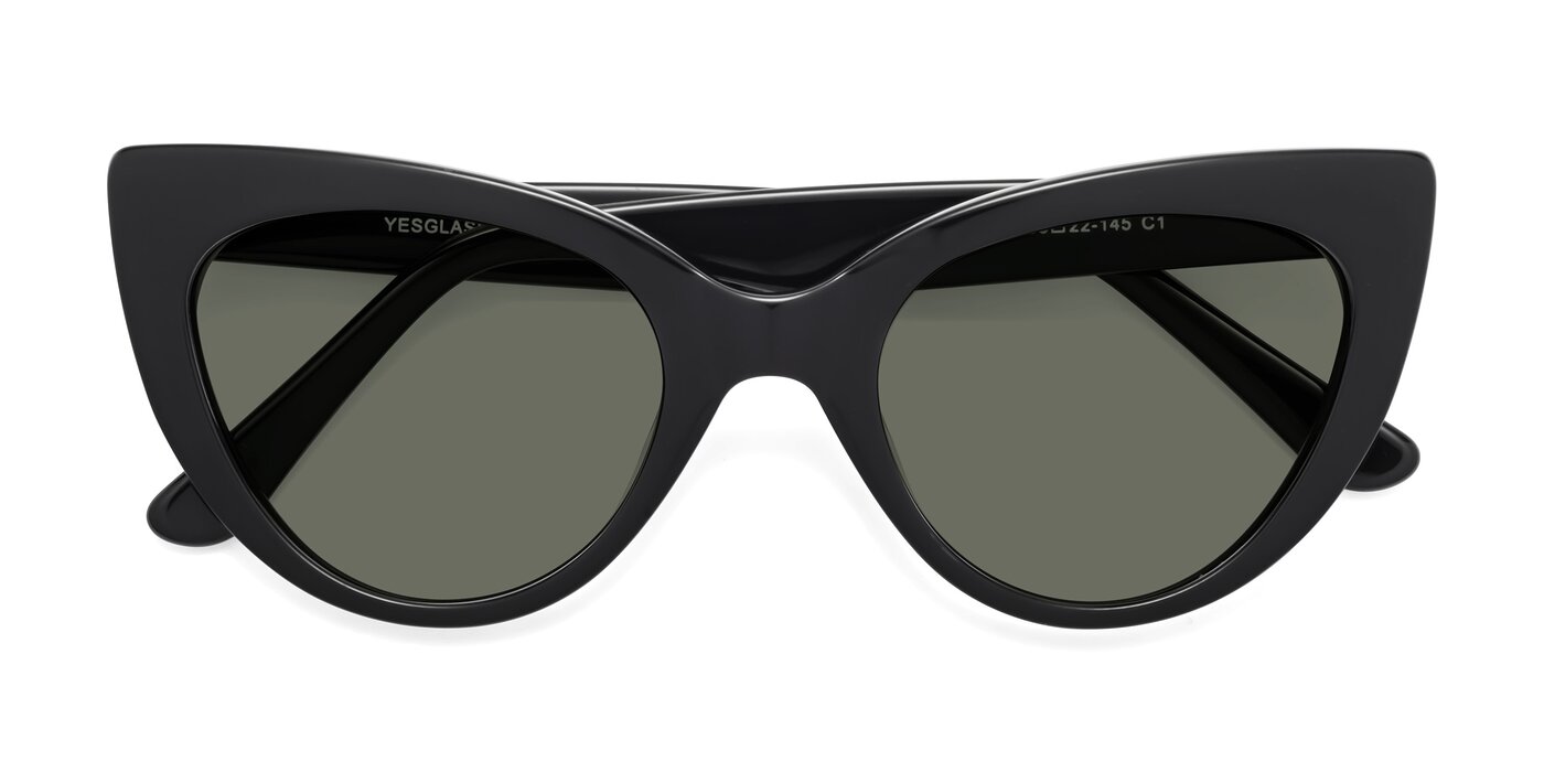 Tiesi - Black Polarized Sunglasses