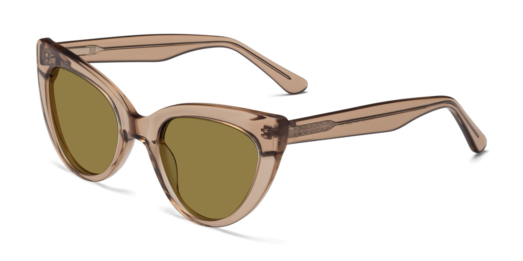 Angle of Tiesi in Caramel with Brown Polarized Lenses