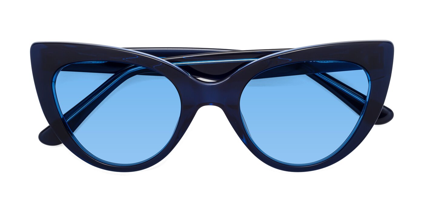 Tiesi - Midnight Blue Tinted Sunglasses