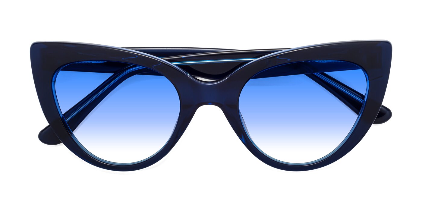 Tiesi - Midnight Blue Gradient Sunglasses