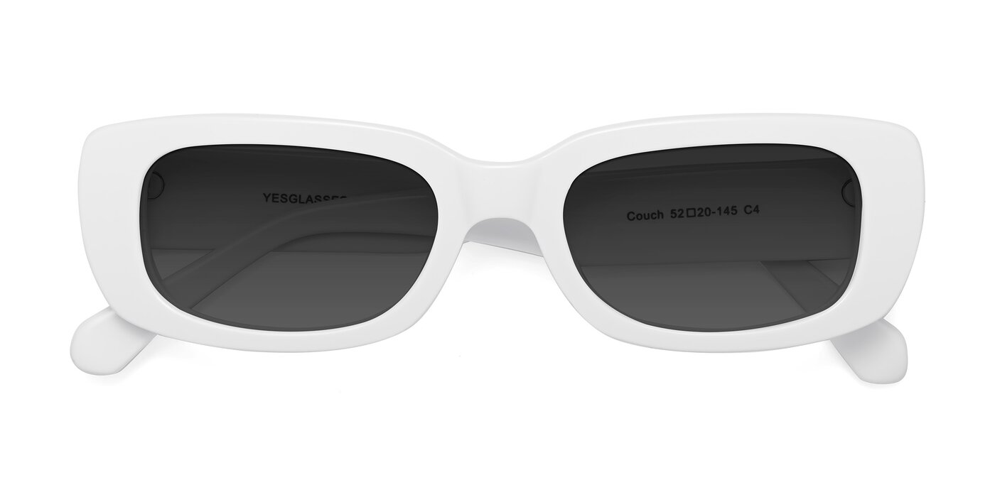Couch - White Tinted Sunglasses