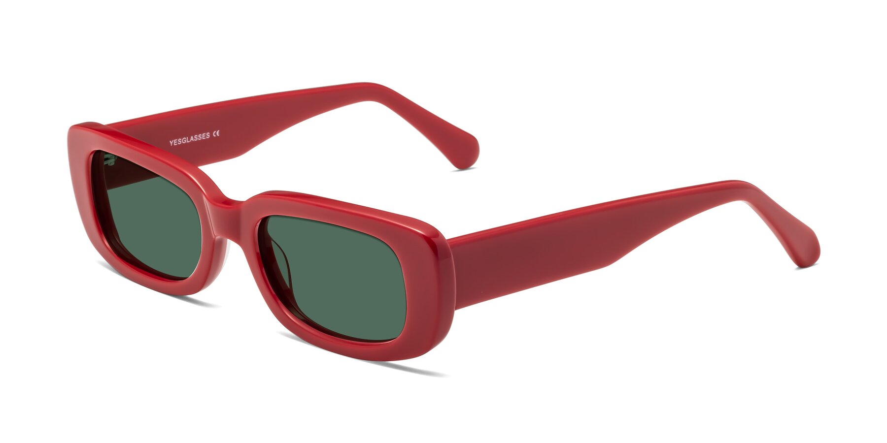 Angle of Couch in Red with Green Polarized Lenses