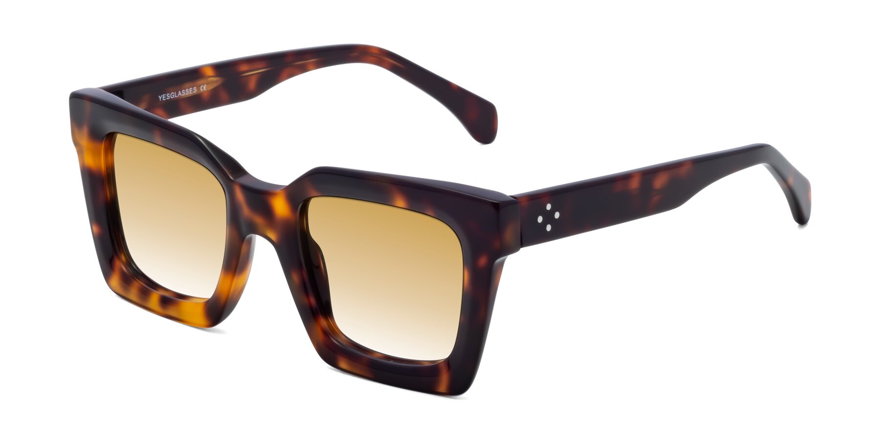 Angle of Piper in Tortoise with Champagne Gradient Lenses
