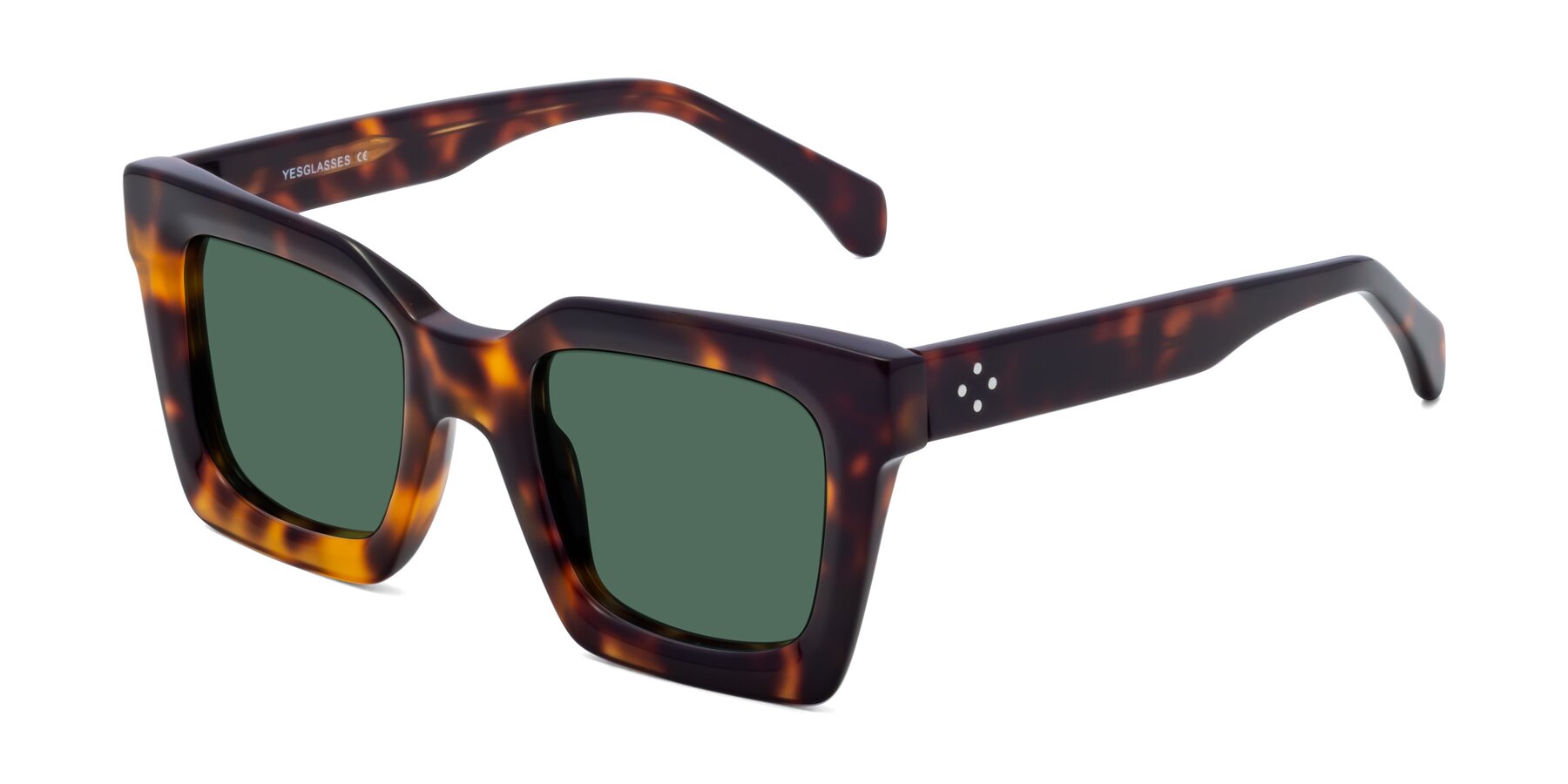 Angle of Piper in Tortoise with Green Polarized Lenses