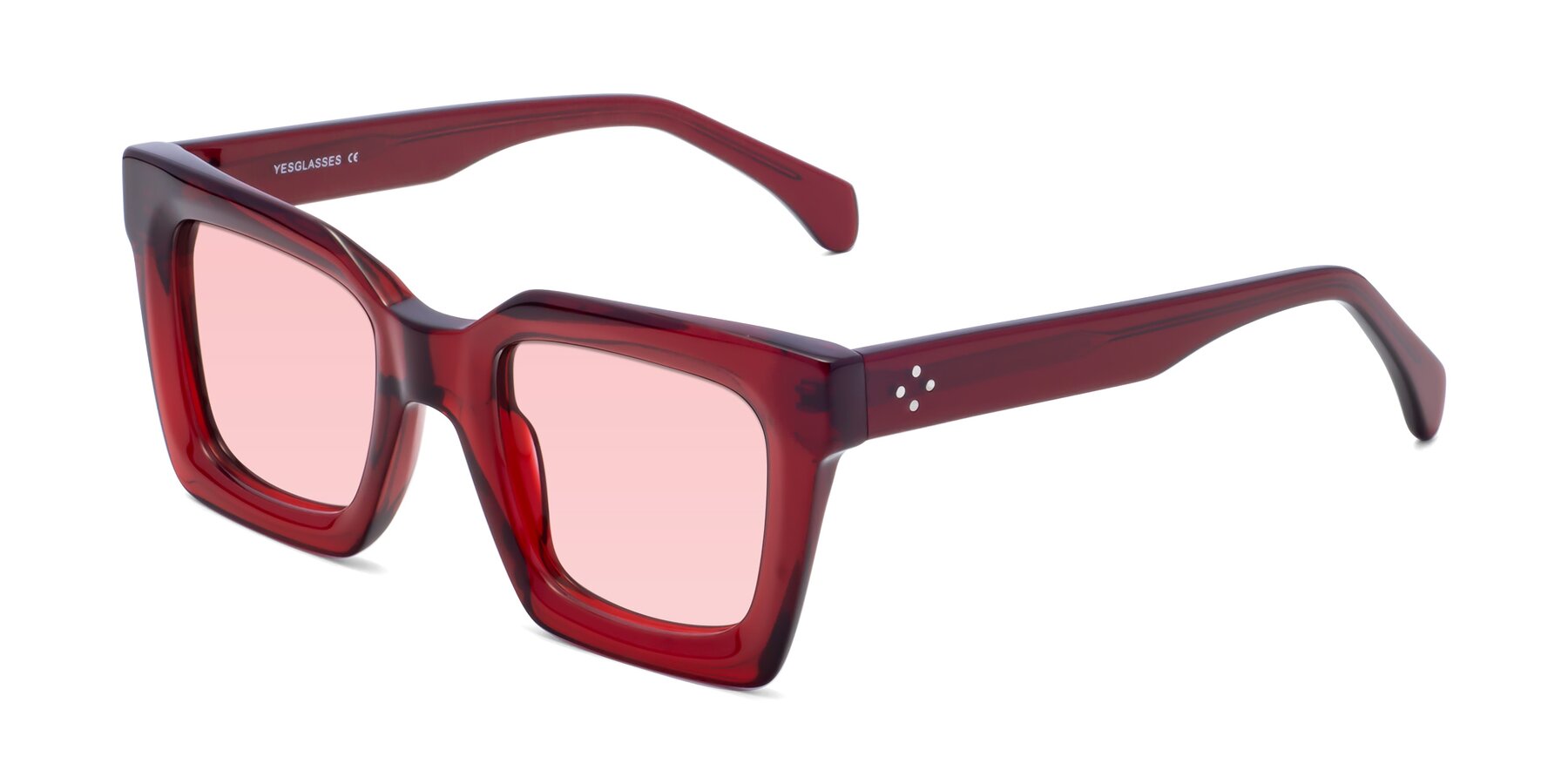 Angle of Piper in Wine with Light Garnet Tinted Lenses