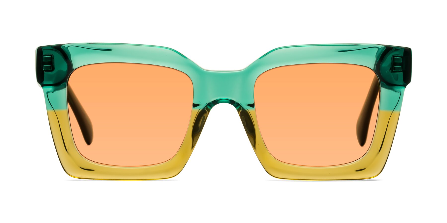 Piper - Green / Champagne Sunglasses