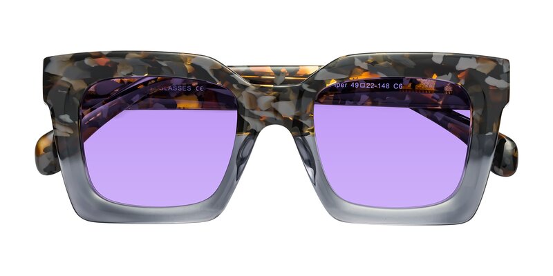 Piper - Floral / Livid Tinted Sunglasses