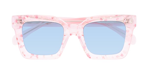 Front of Piper in Sparkling Blush