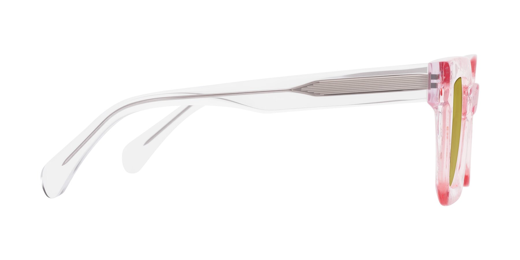 Side of Piper in Sparkling Blush with Champagne Tinted Lenses