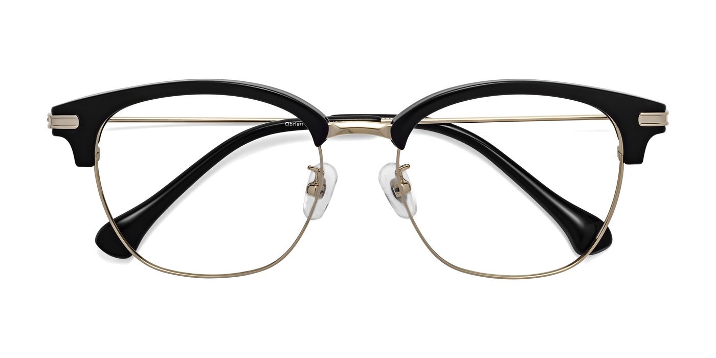 Obrien - Black / Gold Eyeglasses
