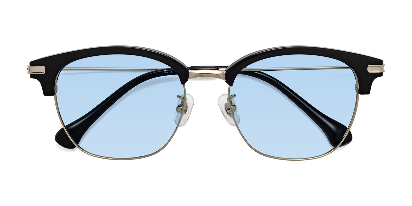 Obrien - Black/Gold Tinted Sunglasses