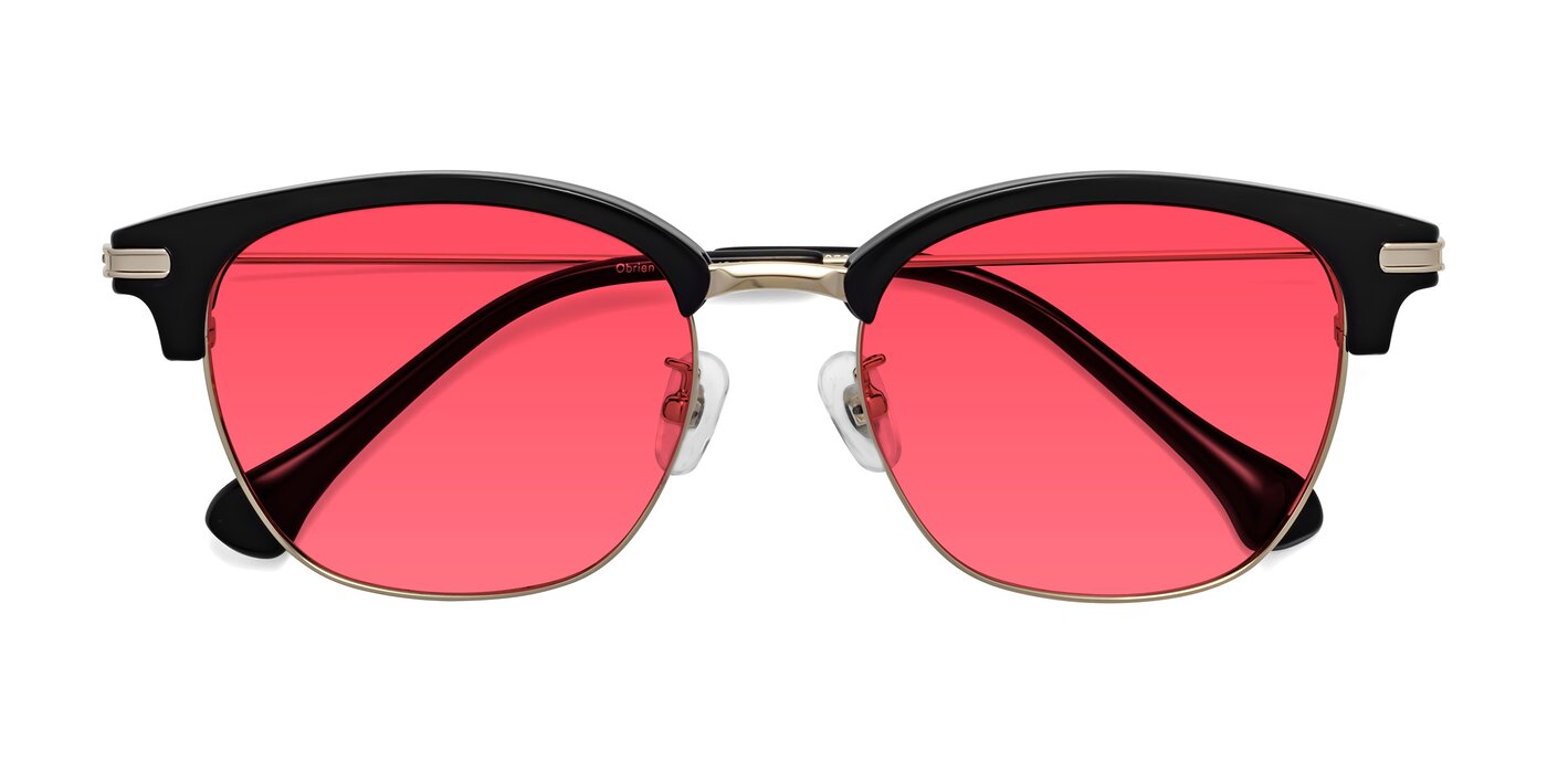 Obrien - Black/Gold Tinted Sunglasses
