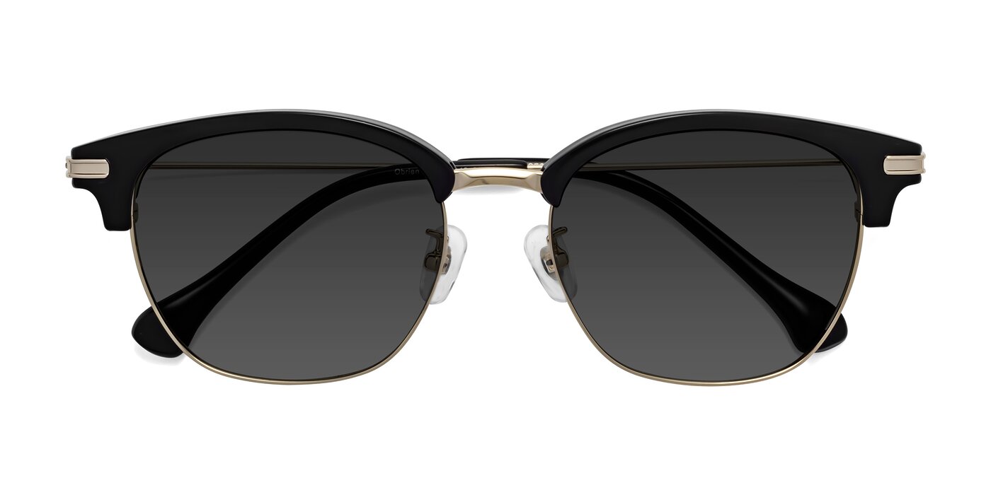 Obrien - Black/Gold Tinted Sunglasses