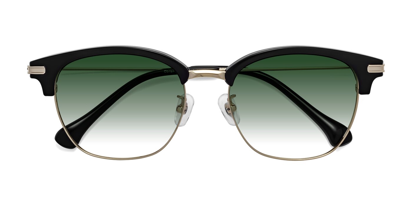 Obrien - Black/Gold Gradient Sunglasses