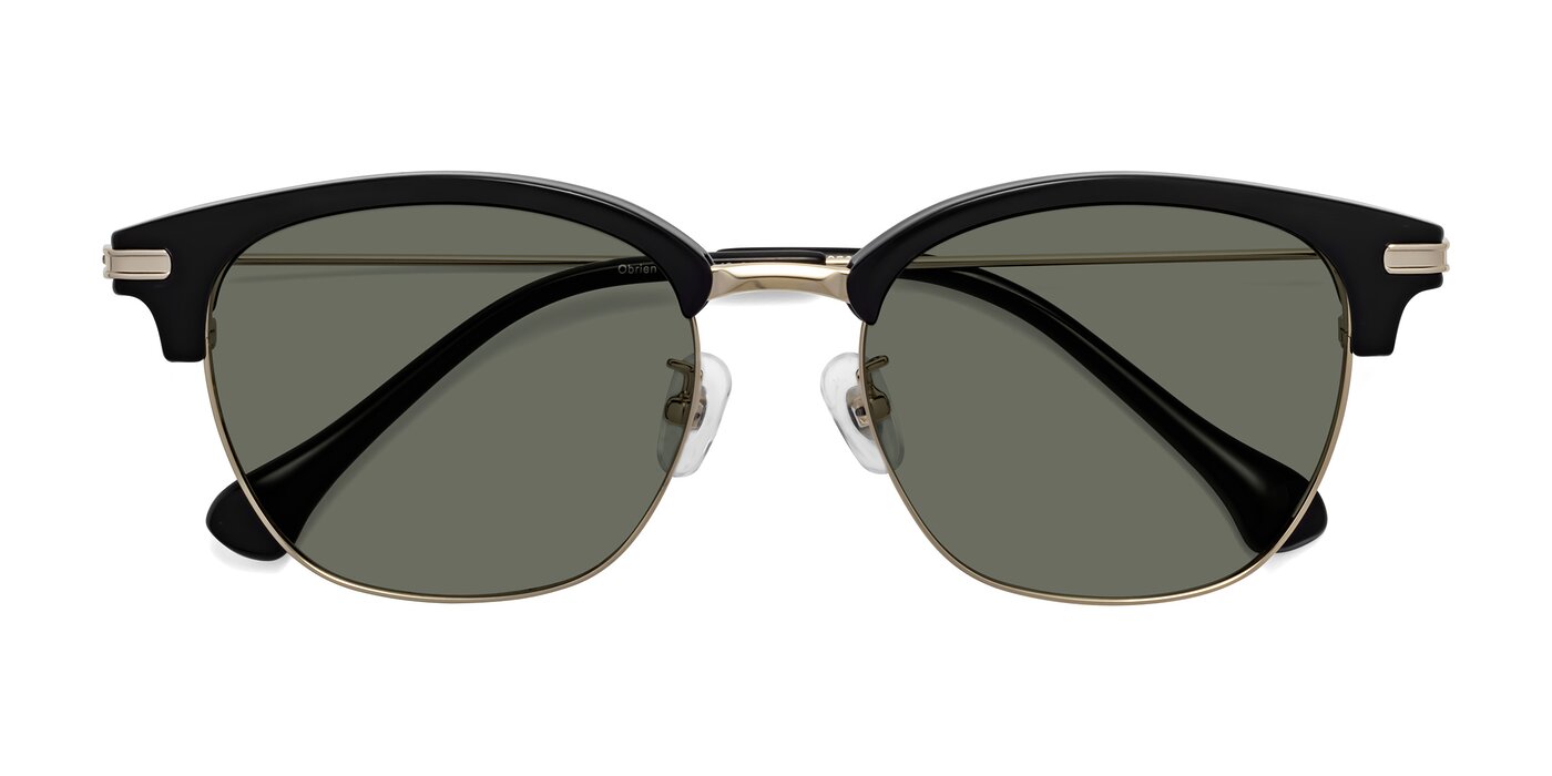 Obrien - Black/Gold Polarized Sunglasses