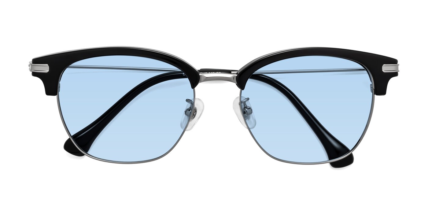 Obrien - Black / Sliver Tinted Sunglasses