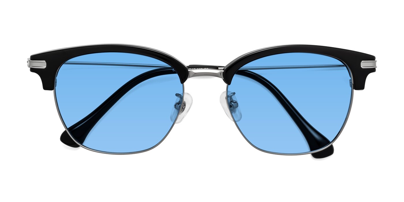 Obrien - Black/Sliver Tinted Sunglasses
