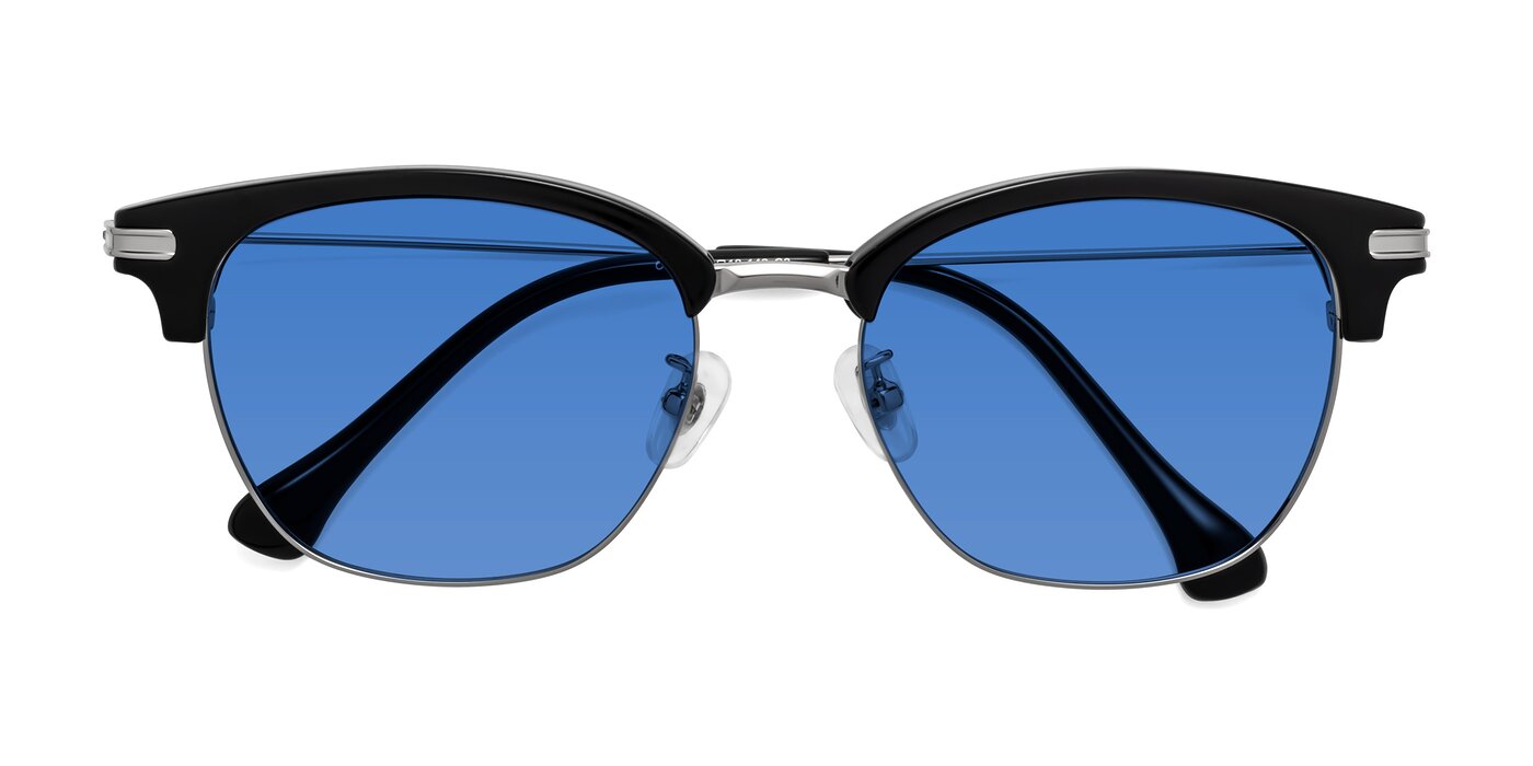 Obrien - Black/Sliver Tinted Sunglasses