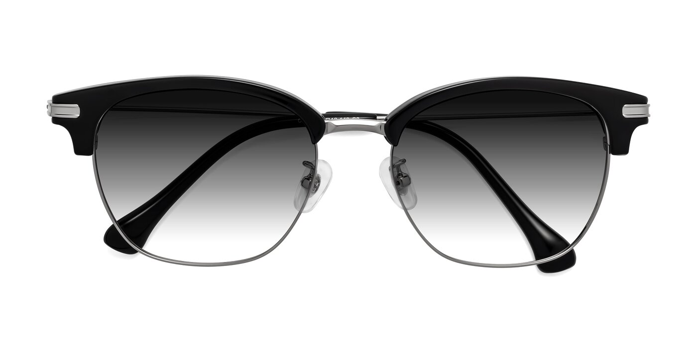 Obrien - Black / Sliver Gradient Sunglasses