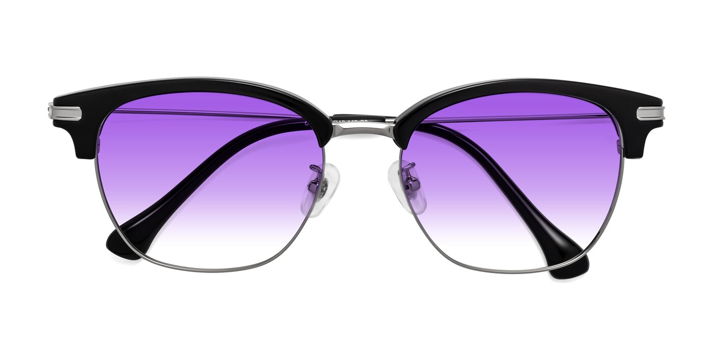 Obrien - Black/Sliver Gradient Sunglasses