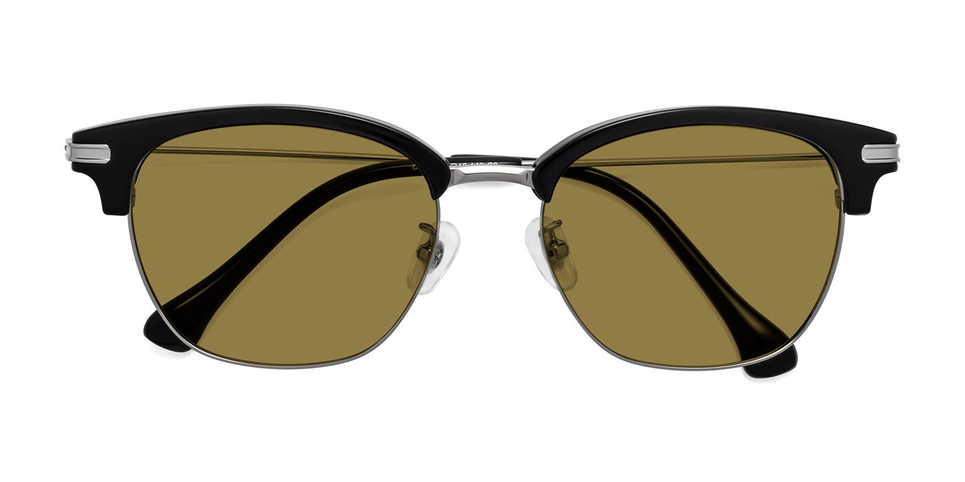 Obrien - Black/Sliver Polarized Sunglasses