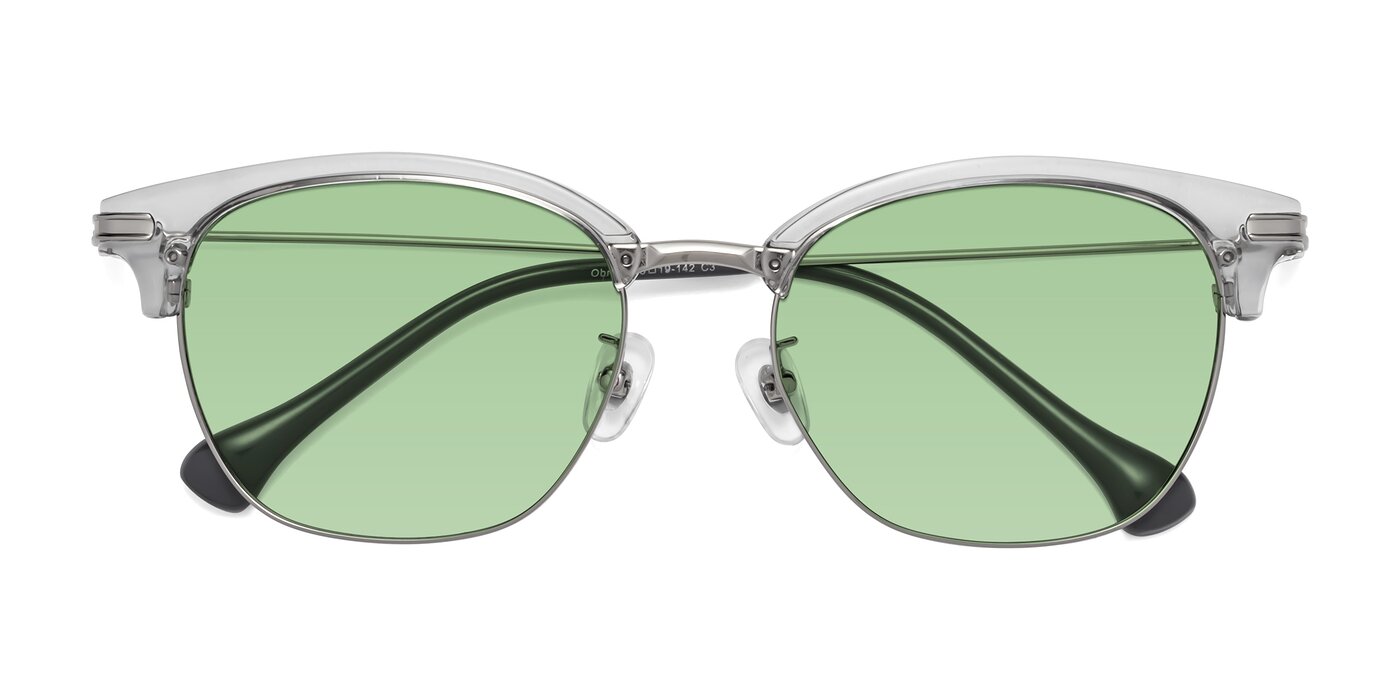 Obrien - Clear Gray / Silver Tinted Sunglasses