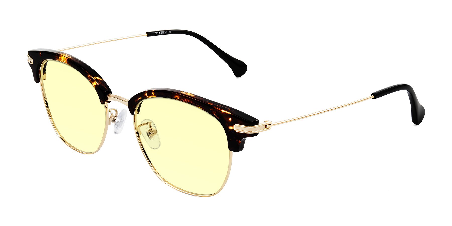 Angle of Obrien in Tortoise with Light Yellow Tinted Lenses
