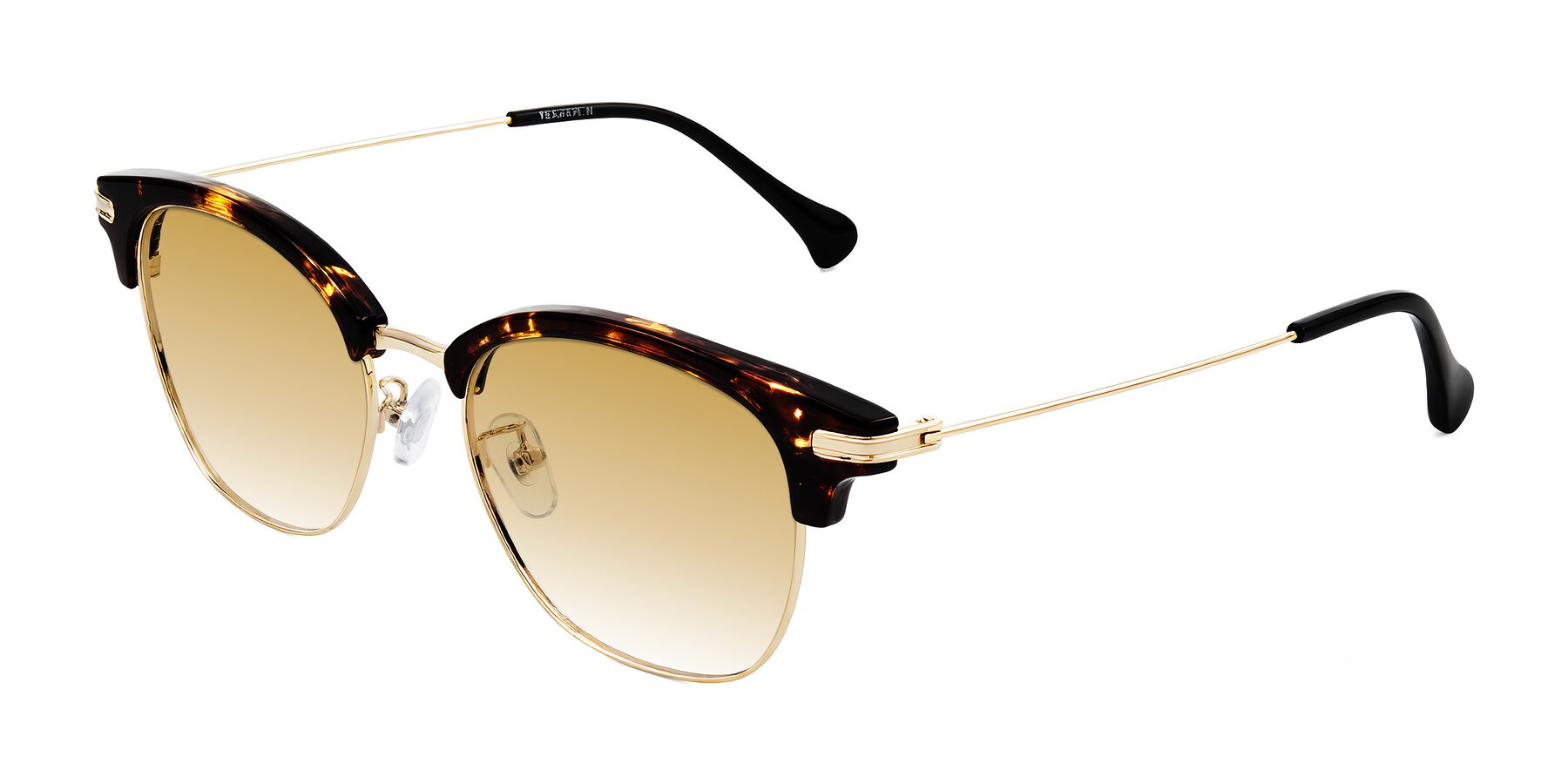 Angle of Obrien in Tortoise with Champagne Gradient Lenses