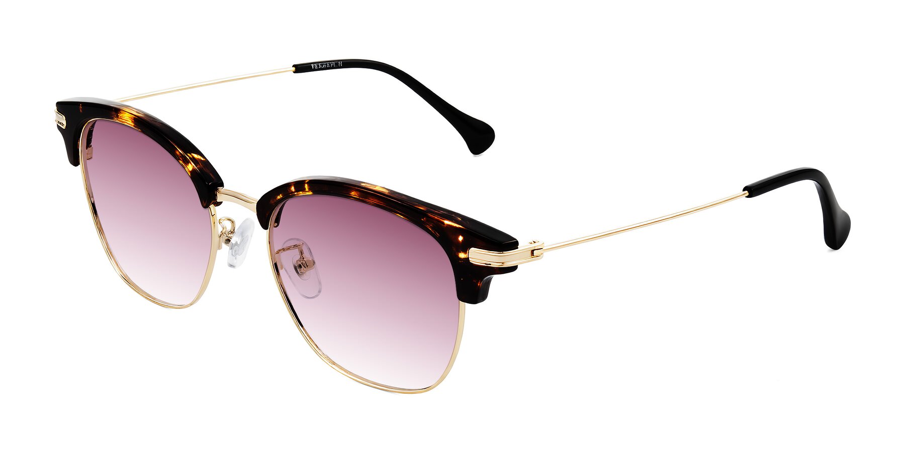 Angle of Obrien in Tortoise with Wine Gradient Lenses