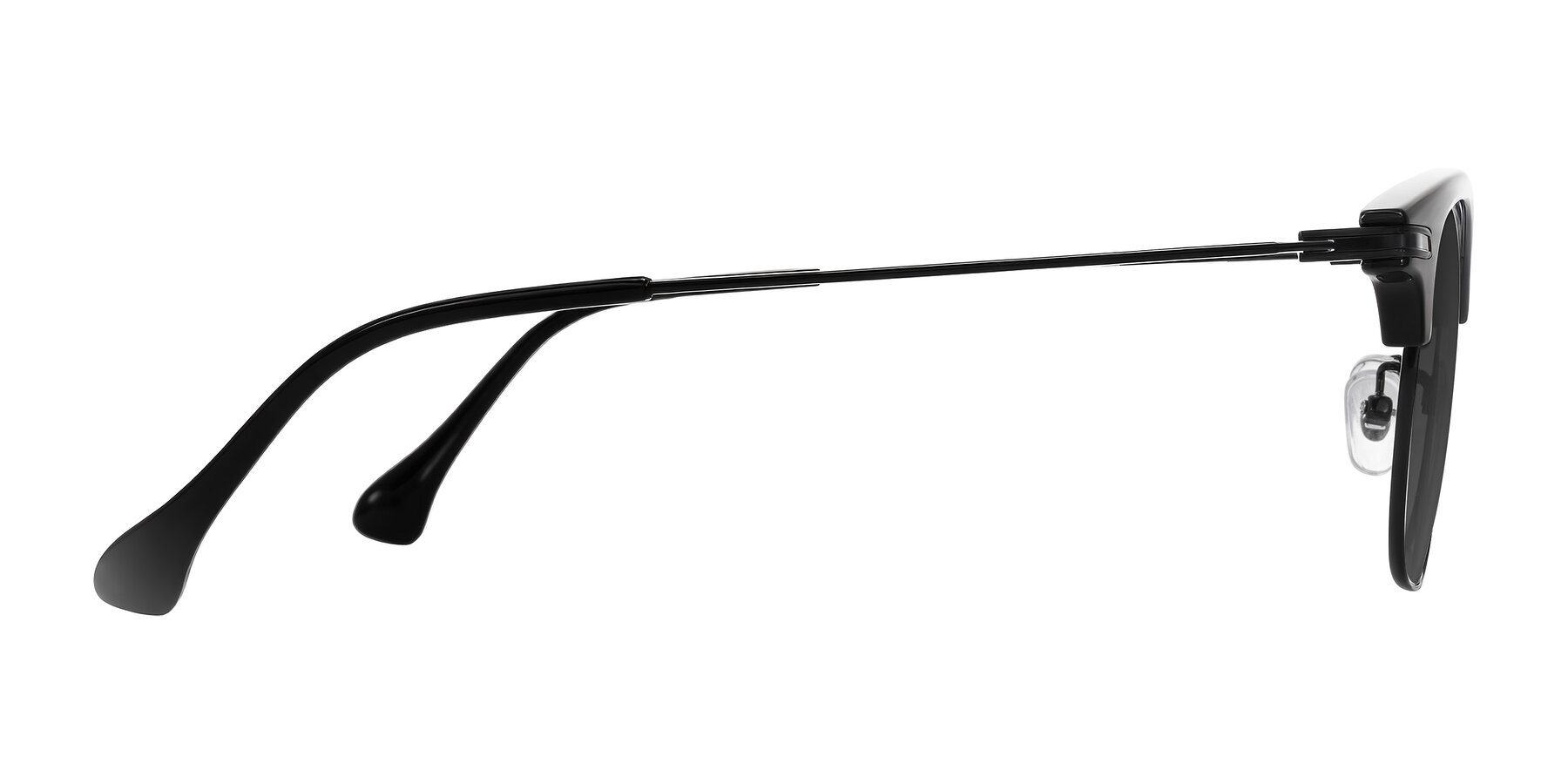 Side of Obrien in Black with Gray Tinted Lenses