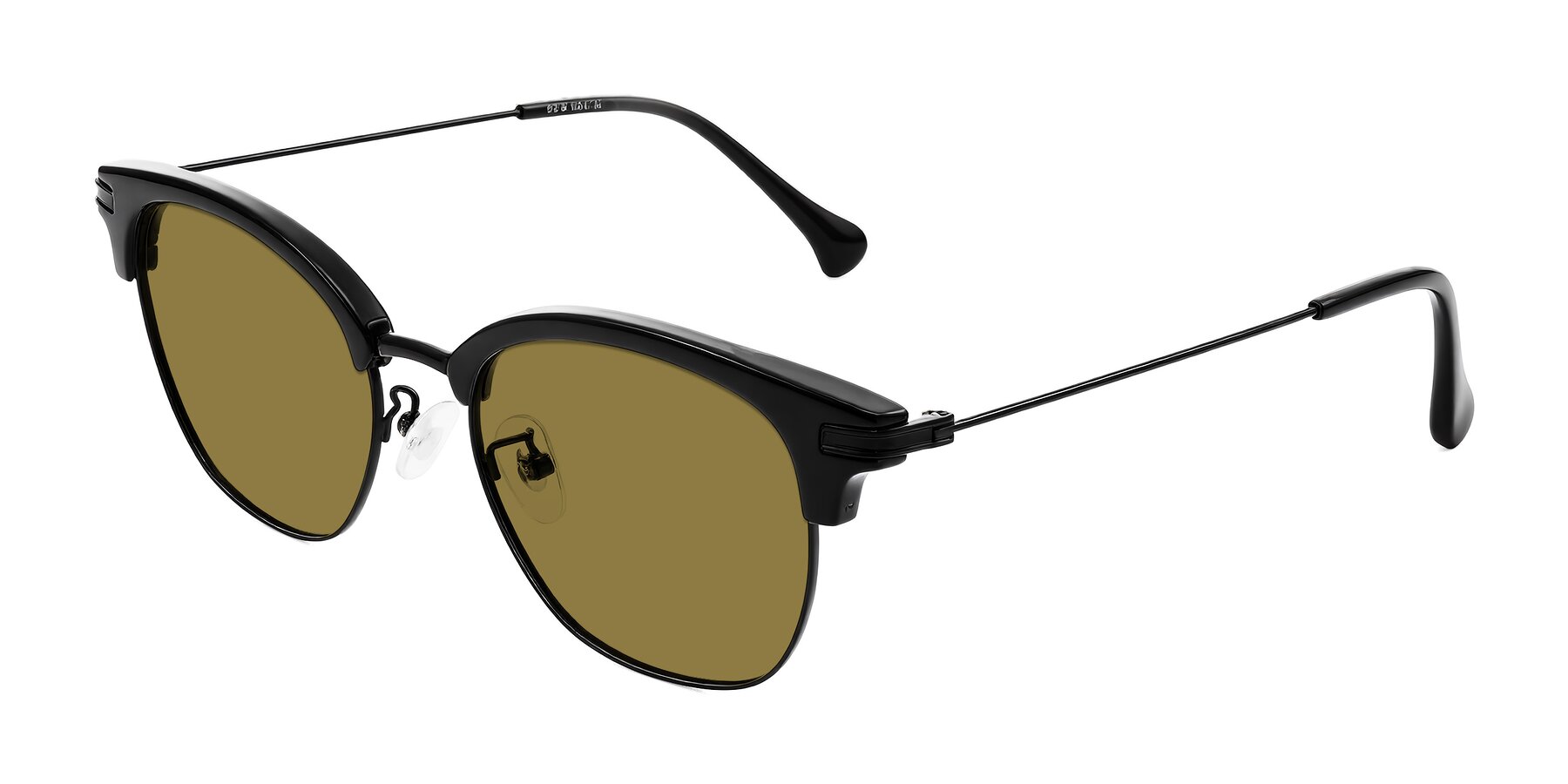 Angle of Obrien in Black with Brown Polarized Lenses